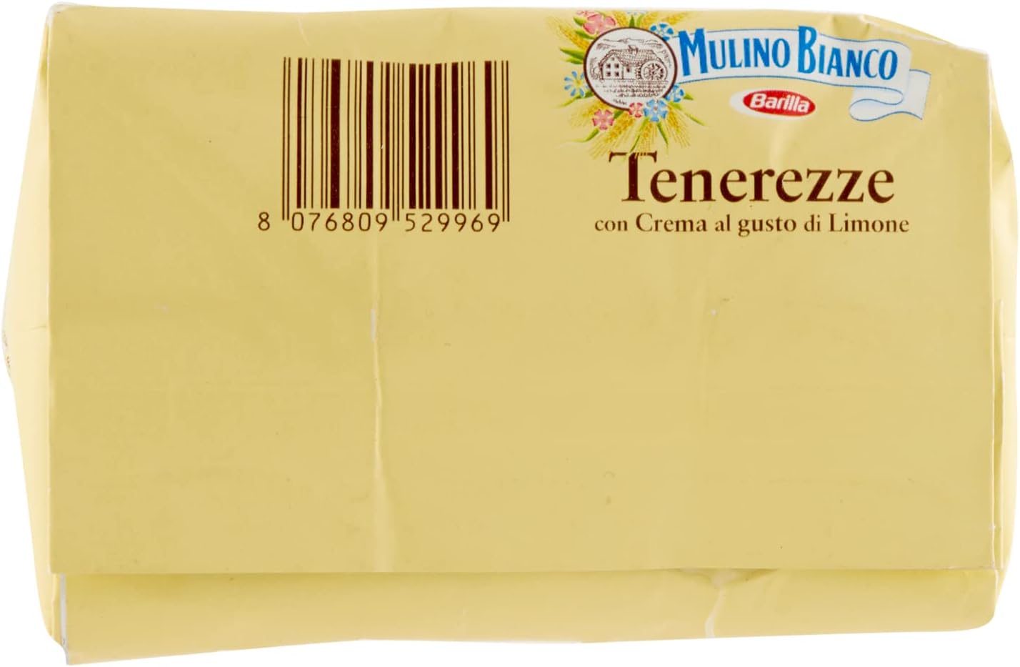 Mulino Bianco Biscotti Frollini Tenerezze con Crema al gusto di Limone, Colazione Ricca di Gusto - 200 gr