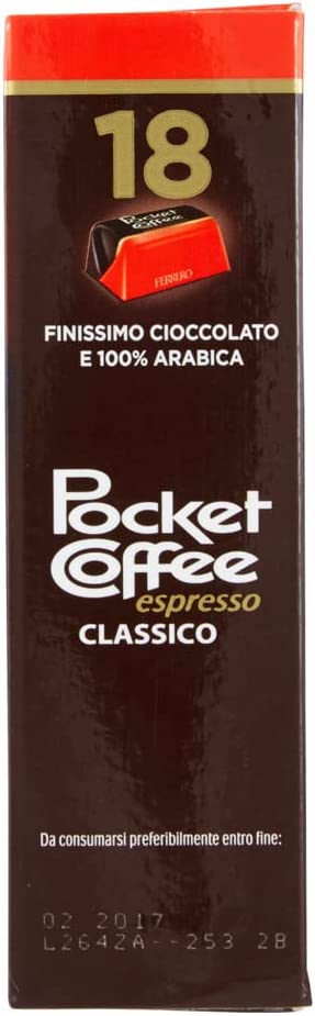 Ferrero Cioccolatini Con Ripieno Di Caffè Liquido Pocket Coffe T18, 225g