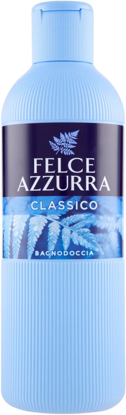 Felce Azzurra Bagnodoccia Classico, Idratante - 6 Confezioni da 650 ml - Totale: 3900 ml