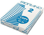 Fabriano Carta per Fotocopie Copy 2, Formato A4, 80 gr, Confezione da 5 risme da 500 Fogli