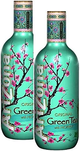 Arizona Original Green Tea with Honey/Té Verde Originale con Miele - 2 x 1500 ml.