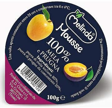 Mousse Melinda Mela Prugna 18 pezzi x 100 g