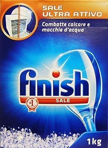 10 x FINISH Sale Per Lavastoviglie 1000 Gr