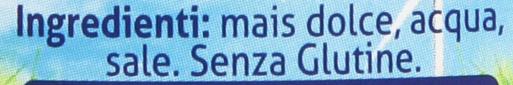Valfrutta - Mais, Cotti a Vapore - 2 confezioni da 4 lattine da 160 g [8 lattine, 1280 g]