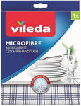 Vileda Microfibre Plus Asciugapiatti, Panno per Stoviglie, per Calcare, in Microfibra, Lavabili in Lavatrice, 55 x 40 cm, 2 Panni