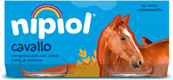 Nipiol Omogeneizzato Cavallo, 80 g, Confezione da 24