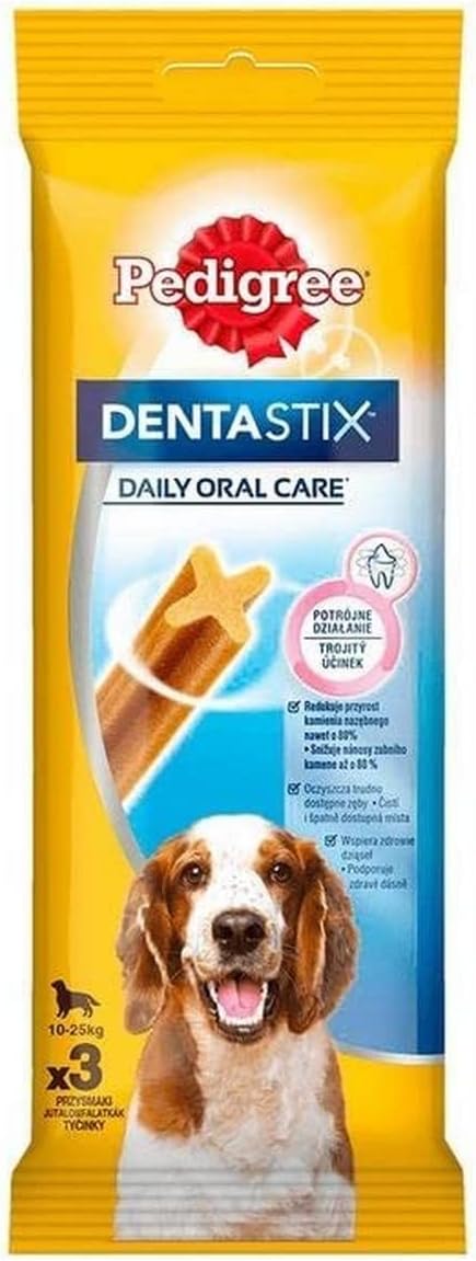 Pedigree Cane Taglia Media, Dentastix Singolo, 77g