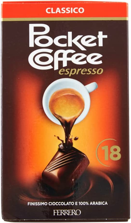 Ferrero Cioccolatini Con Ripieno Di Caffè Liquido Pocket Coffe T18, 225g