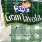 36 x FOXY Gran Tavola Tovaglioli Scozzesi Doppiovelo 43 Pz