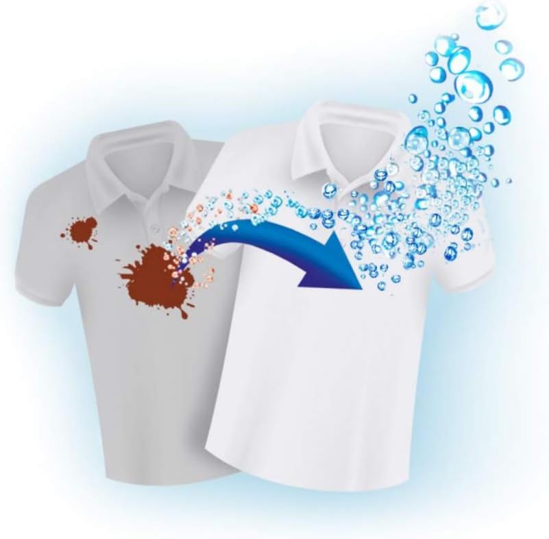 Grey Sbianca & Smacchia, Smacchiatore per Bucato 2 in 1, Elimina le Macchie e Fa Splendere il Bianco, Confezione da 10 Pezzi