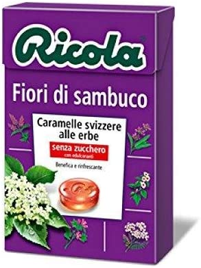 Ricola Astuccio Fiori di Sambuco - Pacco da 20 x 50 g