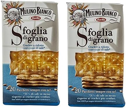 Mulino Bianco: "Sfoglia di Grano" Sale ridotto - 500g - confezione da 2