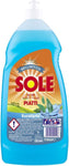 Sole - Detersivo per Piatti, Azione Brillantante, Supergrassante - 6 pezzi da 1100 ml [6600 ml]