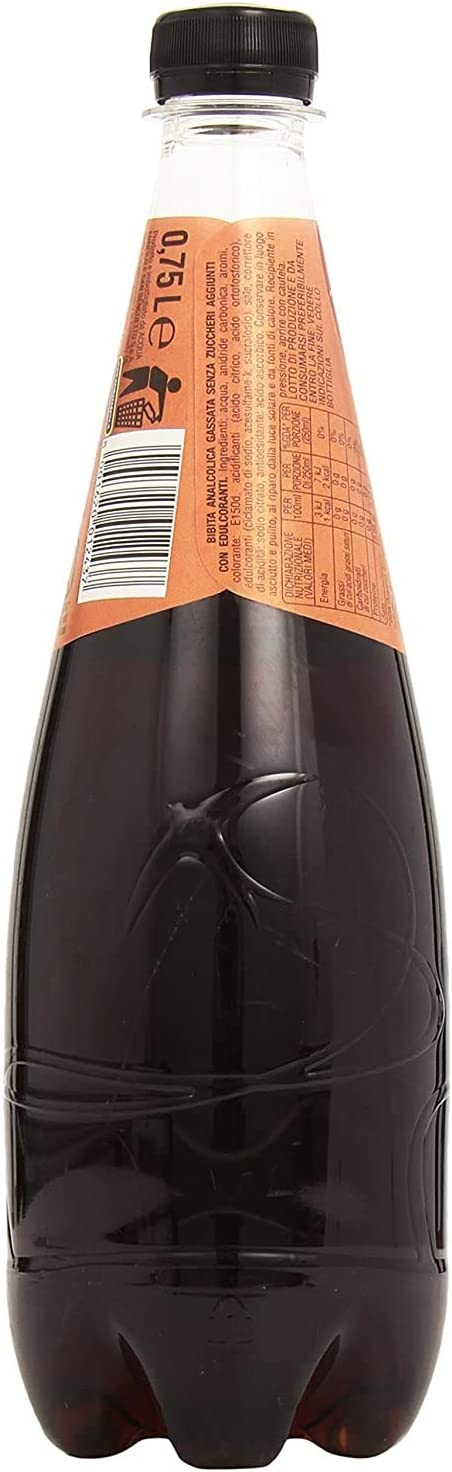 6X San Benedetto Chinotto Zero PET Senza Zucchero 0,75 L Limonata Amara Arancia Senza Zucchero