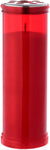 Lumino votivo colore rosso T50 cera bianca