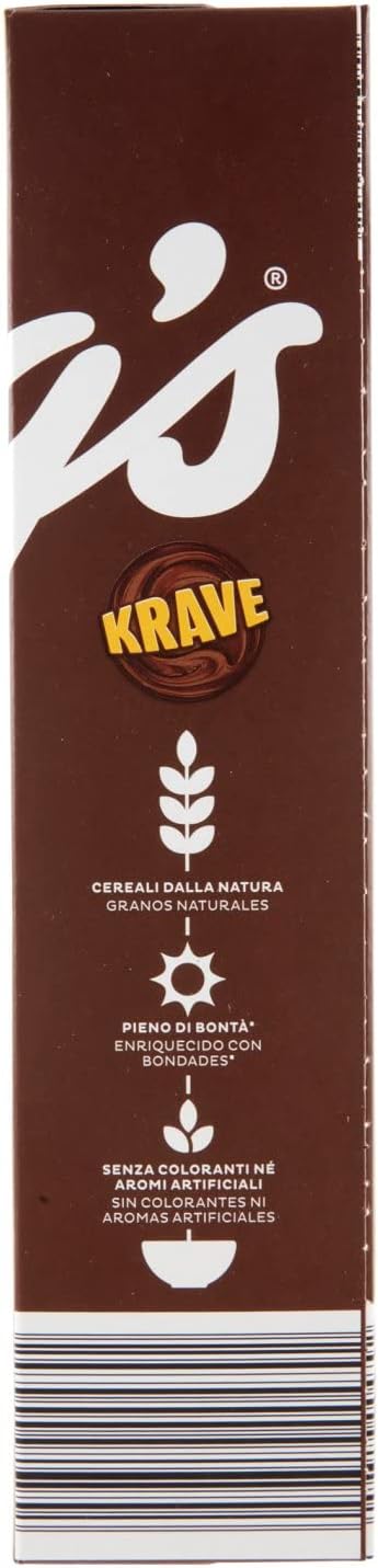 Kellogg's Krave Fagottini di Frumento, Dark Choco, 410g