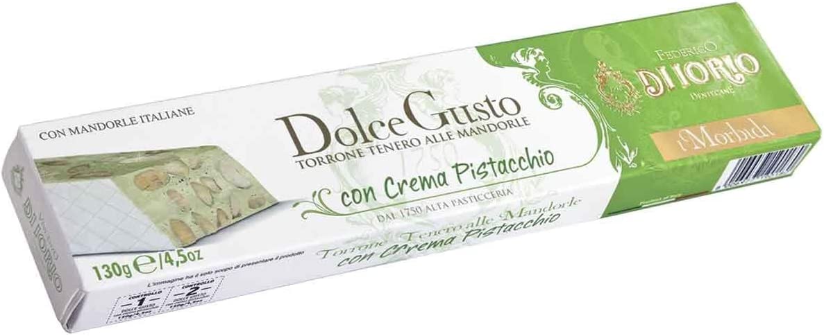 Torrone Dolce Gusto Morbido Al Pistacchio 130 G - Di Iorio