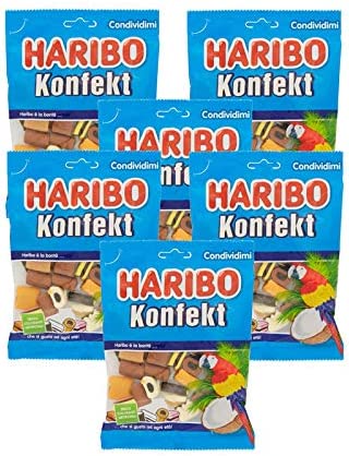HARIBO Caramelle konfekt - 6 Confezioni da 175gr (1050gr)