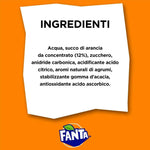 Fanta Aranciata Original Orange Drink PET 450ml Bevanda Gassata Bevanda 100% Arance Italiane 48x