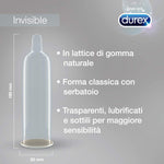 Durex Settebello Super Sottile Preservativi, 36 Profilattici (3 Confezioni da 12 Pezzi)