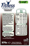 Fitness Dark Chocolate Cereali Fiocchi di Frumento e Fiocchi Ricoperti di Cioccolato Fondente - 4 pezzi da 375 g [1500 g]