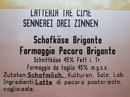 Formaggio Pecorino Sardo "Brigante" 750 gr.