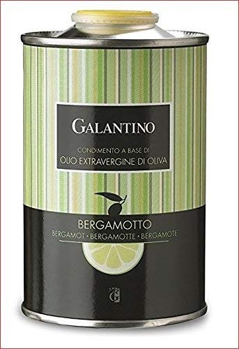 FRANTOIO GALANTINO-Lattine-Oli agli Agrumi e Oli alle Erbe Aromatiche-Olio al BERGAMOTTO lt. 0,25 OFFERTA € 5,90