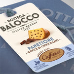 Panettone con Gocce di Cioccolato 750g - Incartato a Mano - Realizzato in collaborazione con Caffarel- Made in Italy