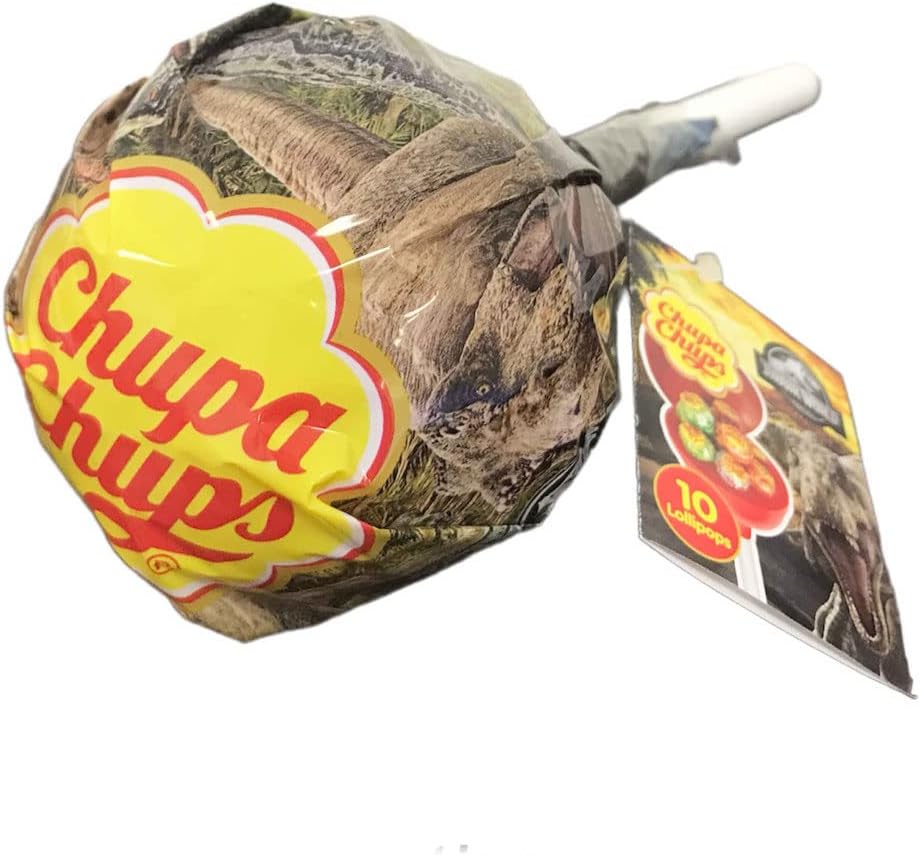 Mega CHUPA CHUPS Jurassic World LIMITED EDITION Contiene 10 lecca lecca tot.120 g