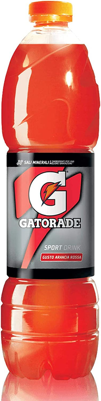 6 BOTIGLIE 1,5 LITRI BEVANDA ENERGETICA GATORADE GUSTO ARANCIA ROSSA DISSETANTE