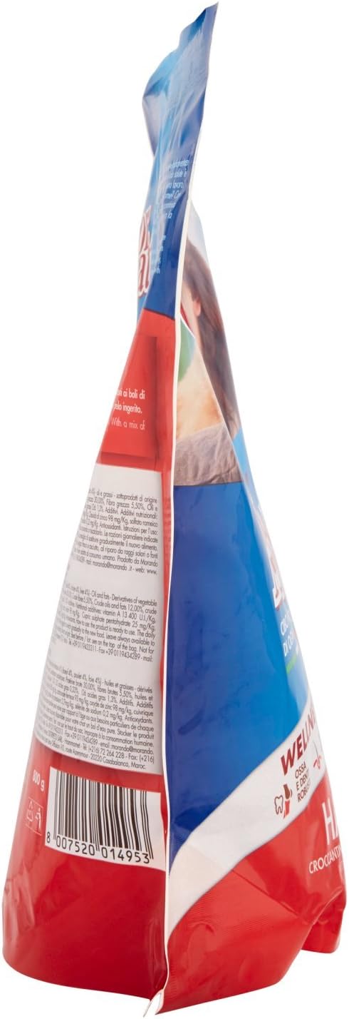 MigliorGatto Croccantini hairball Manzo Pollo e Fegato doypack multipack 9 x 800 Grammi