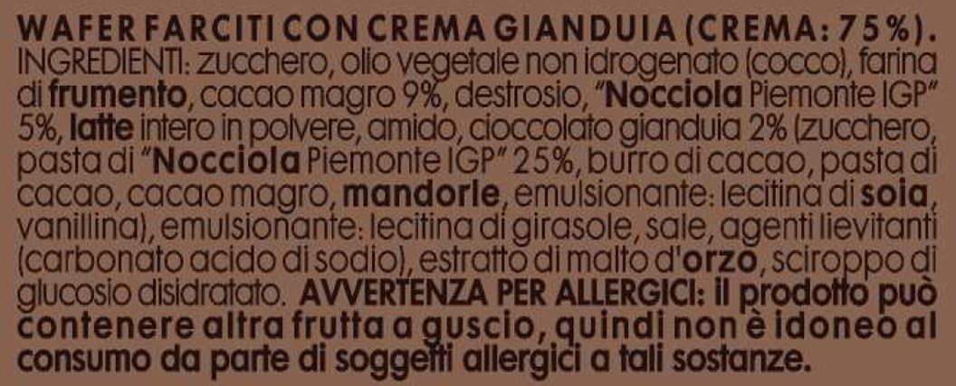 Tre Marie Ancora Uno Wafer Gianduia Nero - Pacco da 12 x 175 g