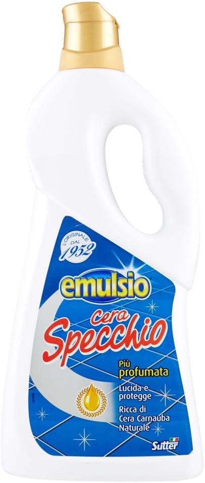Emulsio - Cera Specchio, Lucida e Protegge - 6 pezzi da 750 ml [4500 ml]