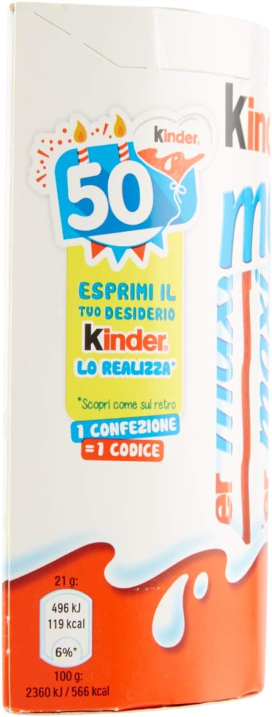 Kinder Maxi Barrette di Cioccolato 210 G 10 Pièceslot 7