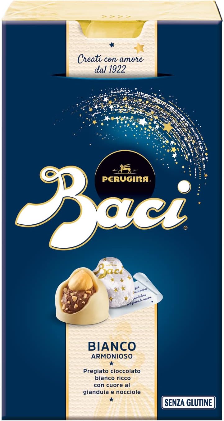 BACI PERUGINA Bianco Armonioso Cioccolatini Scatola 200g