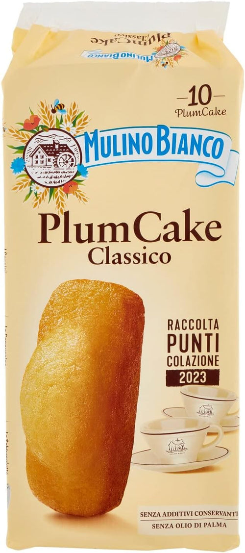 Mulino Bianco Merendine Plumcake con Yogurt, Snack Dolce per la Merenda, 330 g