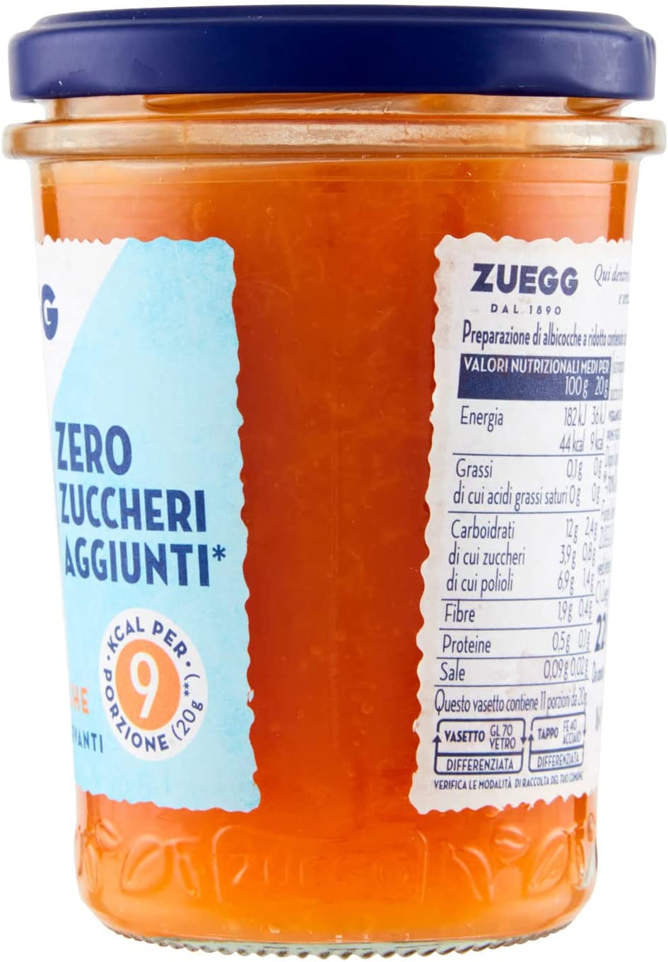 Zuegg Marmellata Albicocche, 220g