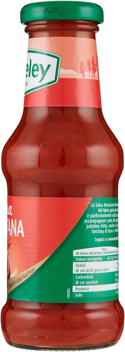 Develey Salsa Messicana Ideale con Nachos, 250ml