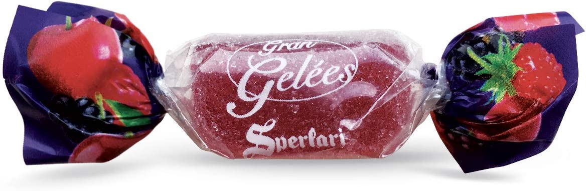 Sperlari - Caramelle Gran Gelees Assortite Ai Frutti Rossi All’Intenso Sapore Di Frutta: Ciliegia, Mora, Lampone E Fragolina Di Bosco, Sacchetto Di 1 Kg