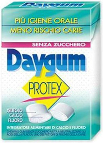 5 PACCHETTI GOMME MASTICARE DAYGUM PROTEX CHEWING GUM CLASSICHE PULIZIA DENTI