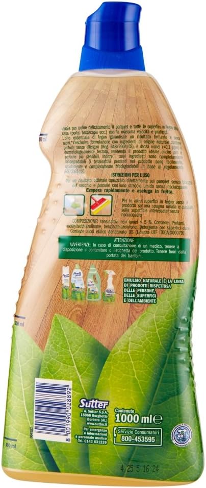 Emulsio Naturale Detergente per Parquet - 1 l