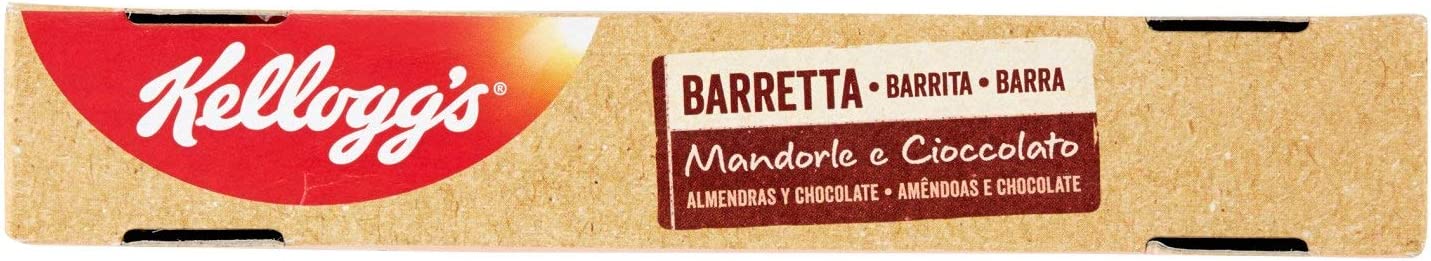 Kellogg's Barretta Mandorle e Cioccolato, 128g