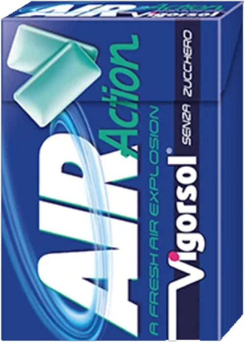 5 ASTUCCI GOMME VIGORSOL AIR ACTION BLU CHEWING GUM SFUSE FRESH AIR EXPLOSION