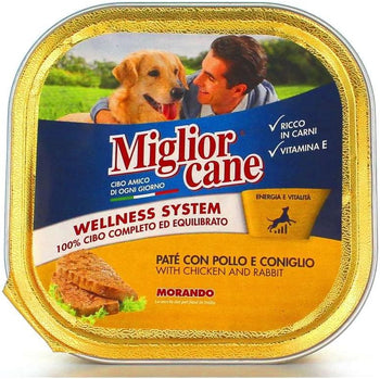 MigliorCane Vaschetta coniglio e pollo 300 Grammi