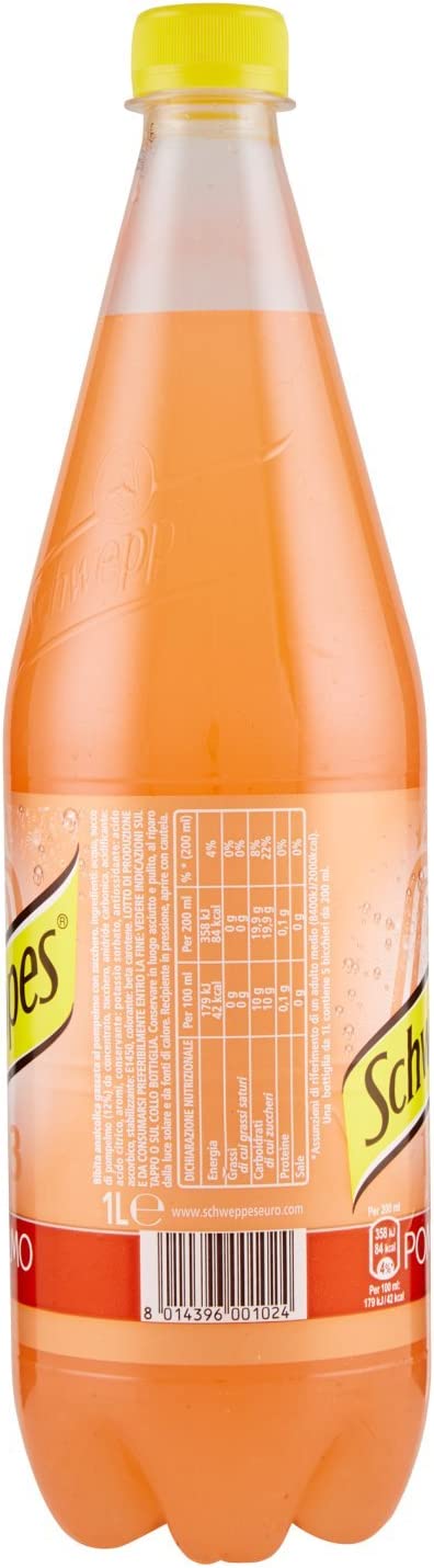 Schweppes Bevanda Analicolica Pompelmo, 1L