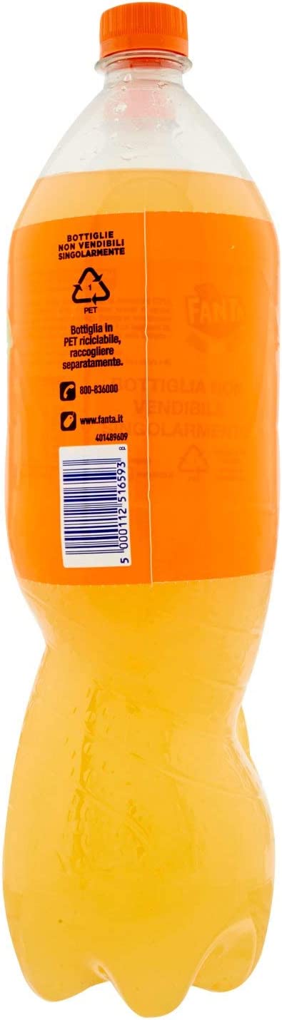 Fanta Original - 2 Pezzi da 1.5L, Totale: 3 L