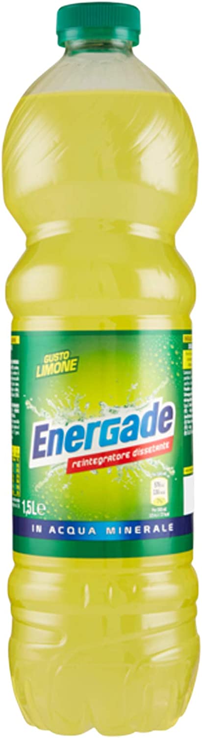 6 x BEVANDA ENERGETICA ENERGADE GUSTO LIMONE BOTIGLIA DA 1,5 LITRI DISSETANTE