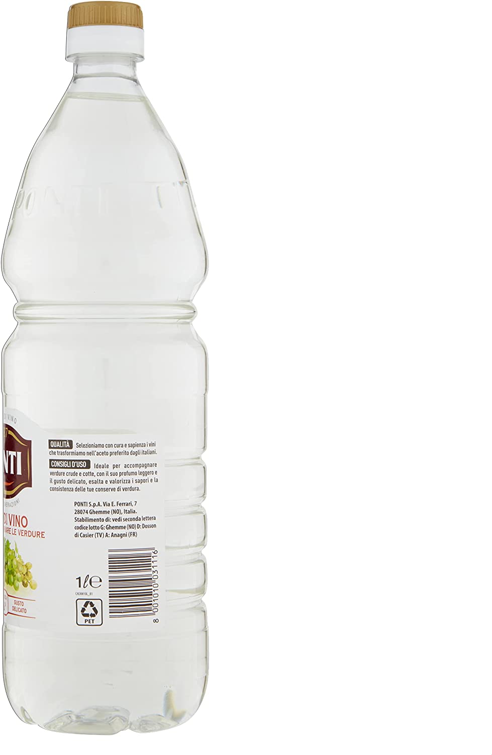 Ponti Aceto di Vino Pet, 1L