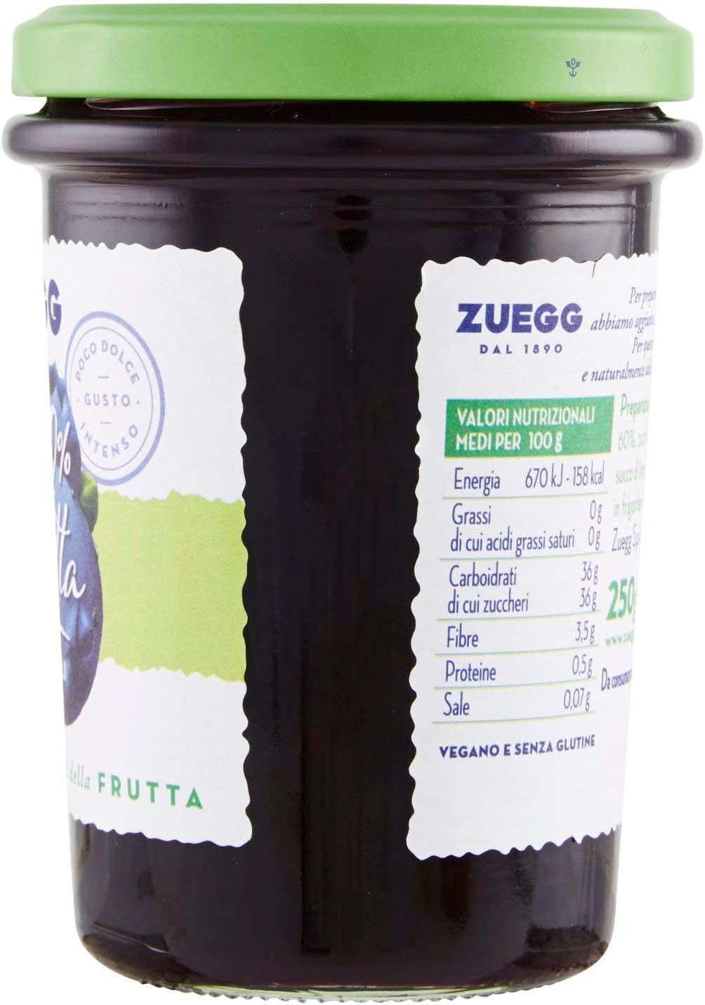 Zuegg Confettura Mirtilli, 250g