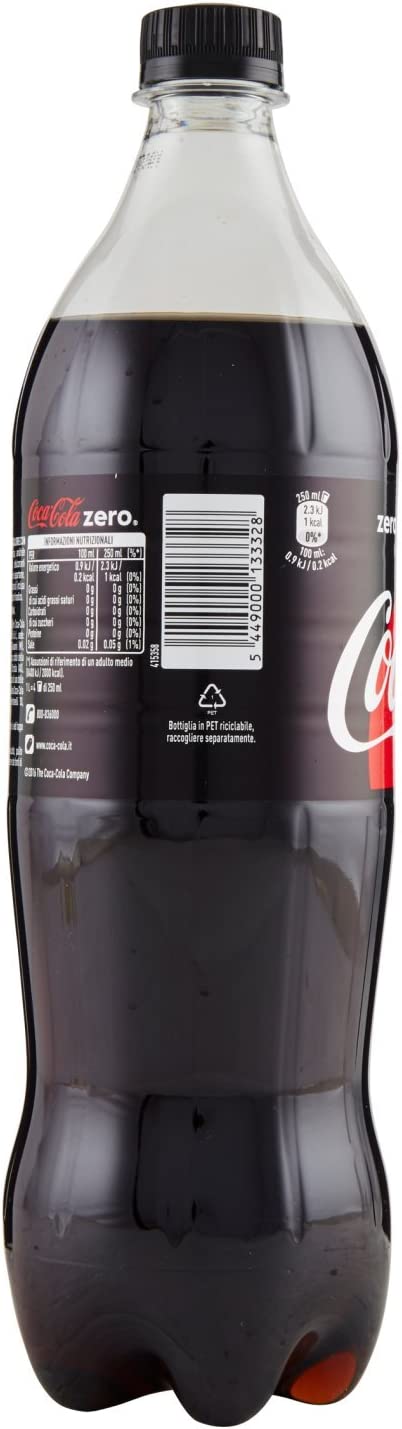 Coca-Cola Zero Zuccheri Zero Calorie, 1L